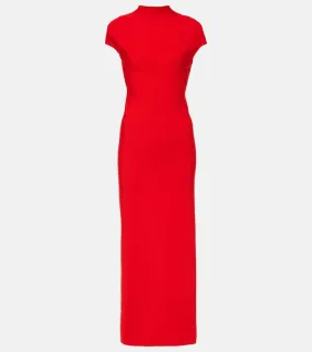 Alaia Cutout jersey maxi dress