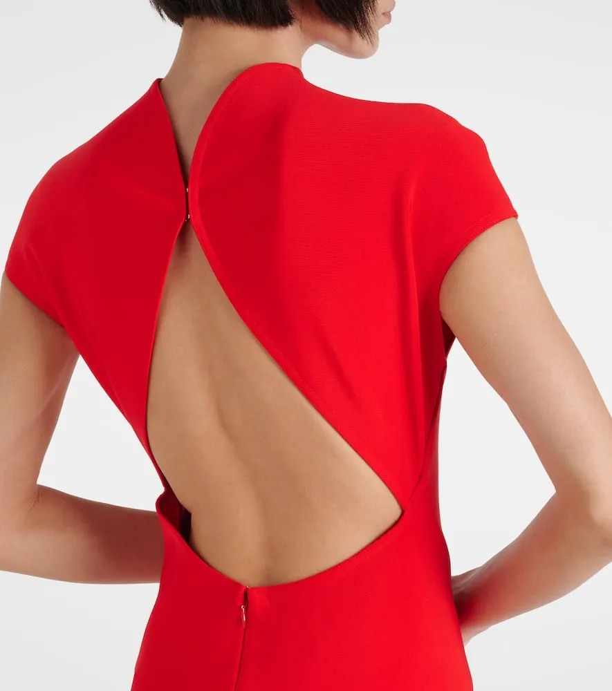Alaia Cutout jersey maxi dress