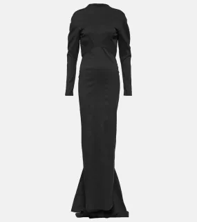 Alaia Embellished taffeta gown
