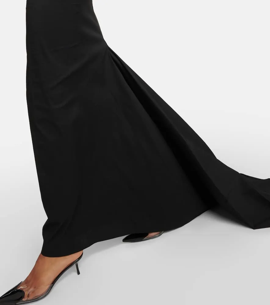 Alaia Embellished taffeta gown