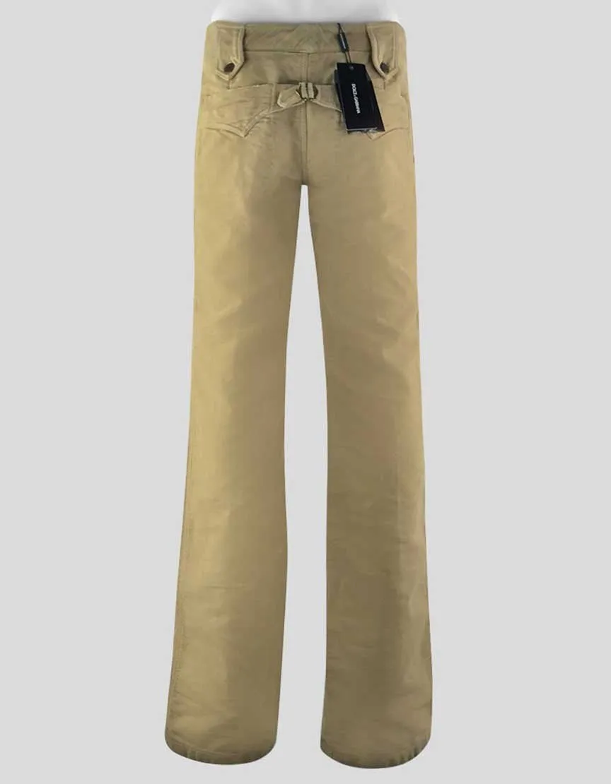Dolce & Gabbana Thick Cotton Twill Pants w/ Tags -  42 IT | 6 US