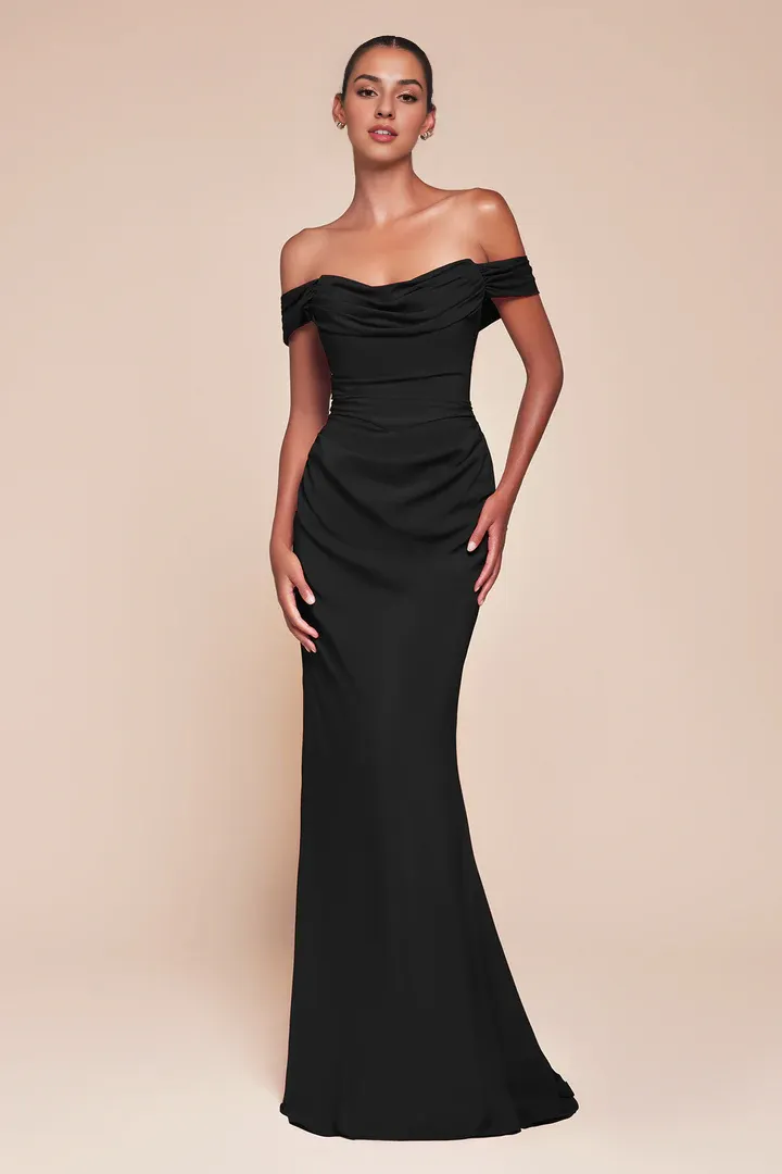 Elegant Dresses Gowns Evening Dresses Chiffon Fitted Convertible Gown Formal Dresses