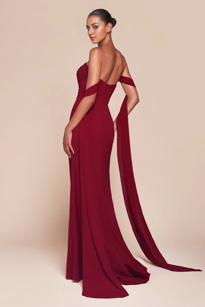 Elegant Dresses Gowns Evening Dresses Chiffon Fitted Convertible Gown Formal Dresses