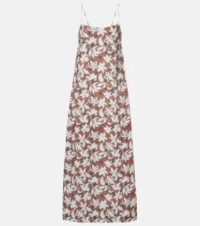Faithfull Alskar floral cotton maxi dress