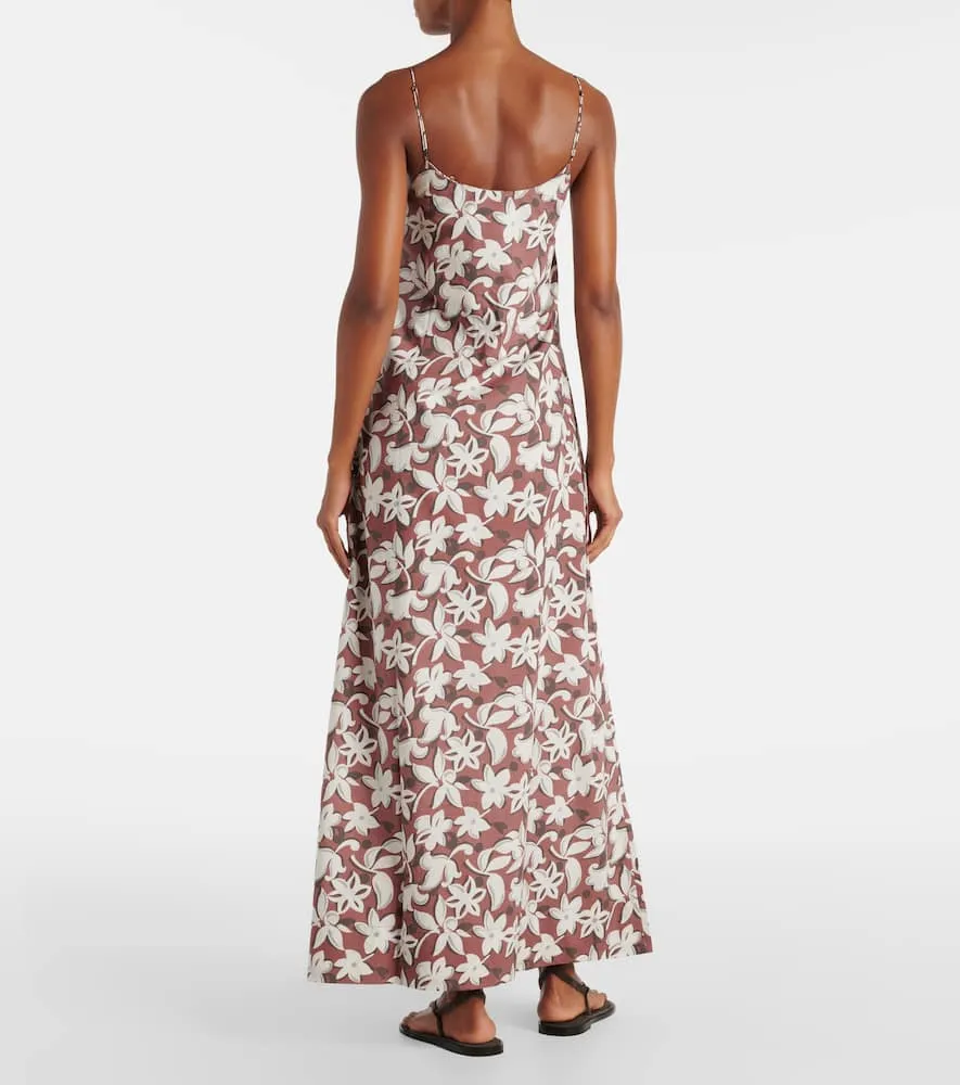Faithfull Alskar floral cotton maxi dress