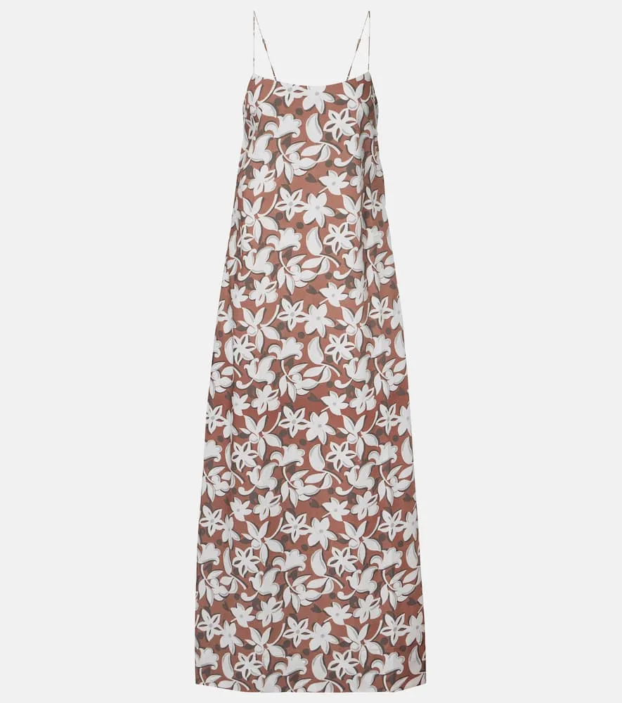 Faithfull Alskar floral cotton maxi dress