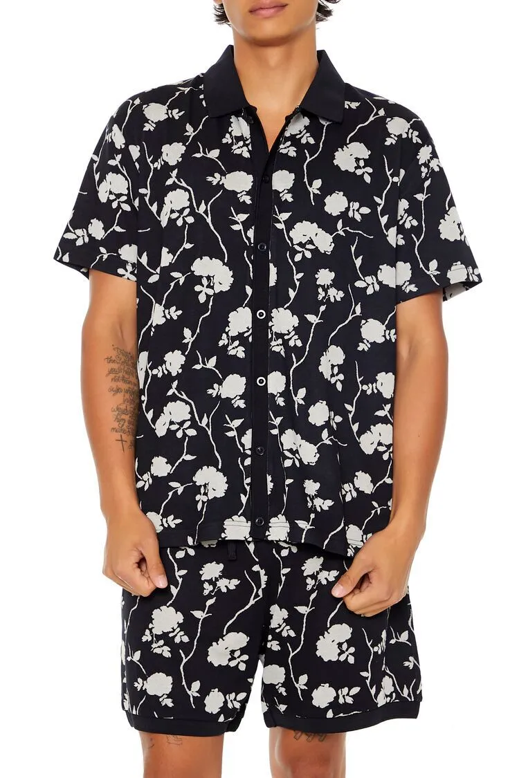 Floral Short-Sleeve Print Shirt