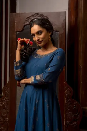 Margazhi Blue Anarkali