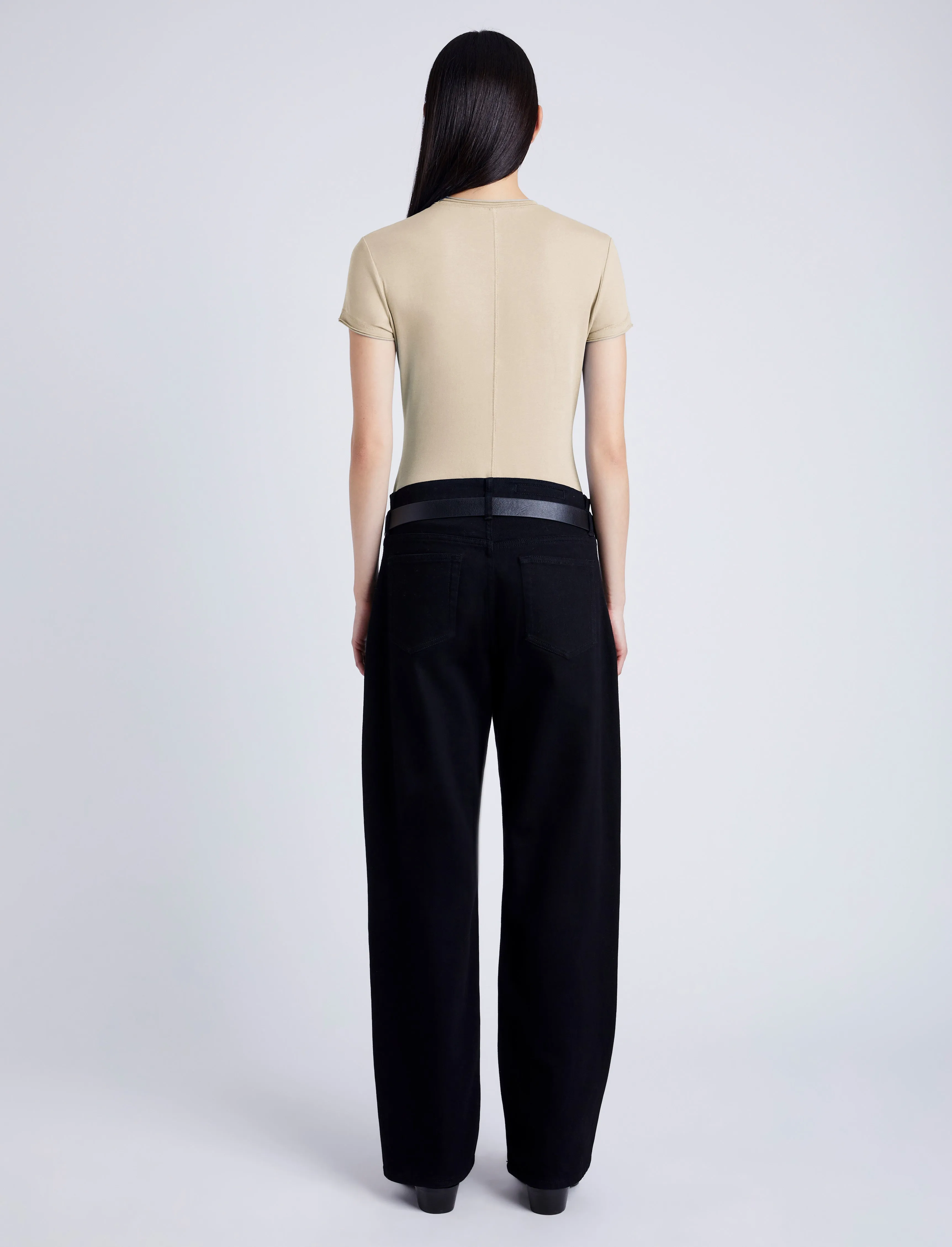 Proenza Schouler White Label Elara T-Shirt - Khaki