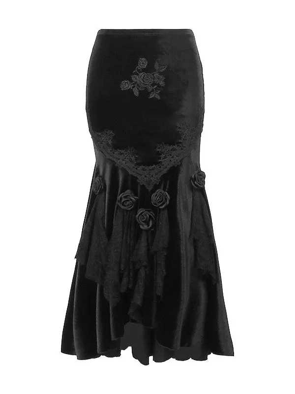 Titania Floral Long Skirt