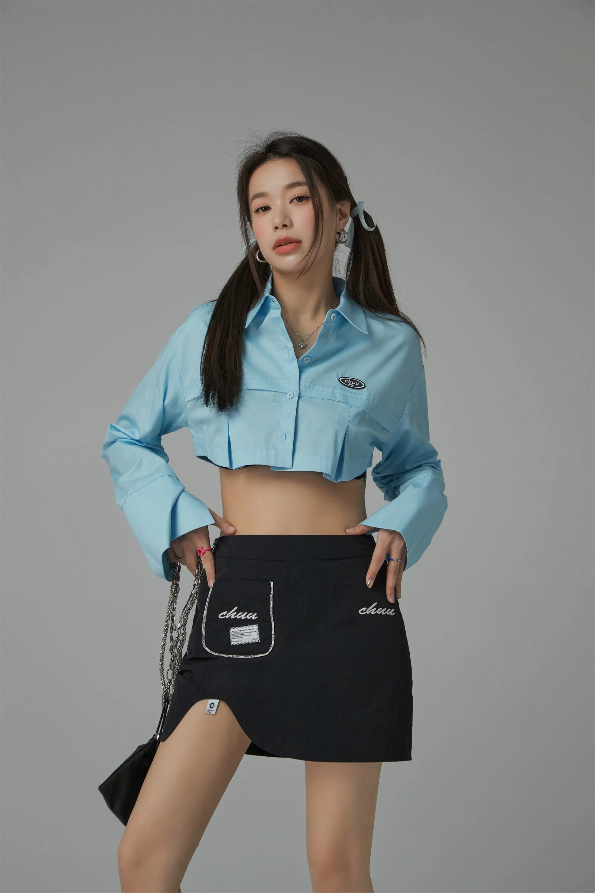 Unbalanced Mini Skirt
